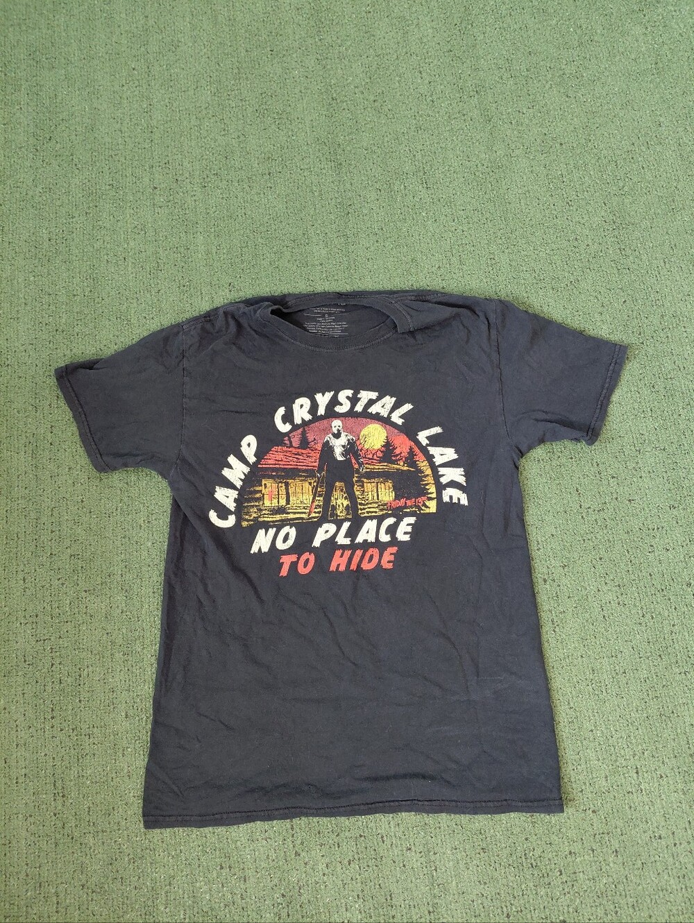 Friday The 13th Jason Voorhees Camp Crystal Lake No Place To Hide Scary Horror M